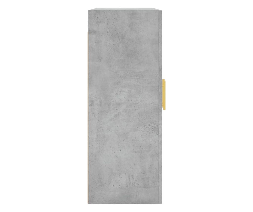 Zidni ormarić, 2 kom, boja betona, 69,5x34x90 cm - 7
