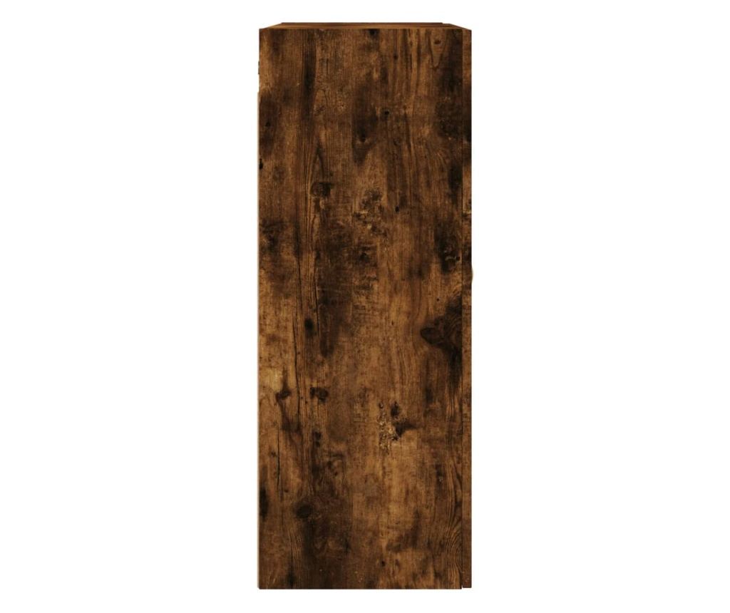 Zidni ormarići, 2 kom, Boja hrasta dima, 69,5x34x90 cm - 7