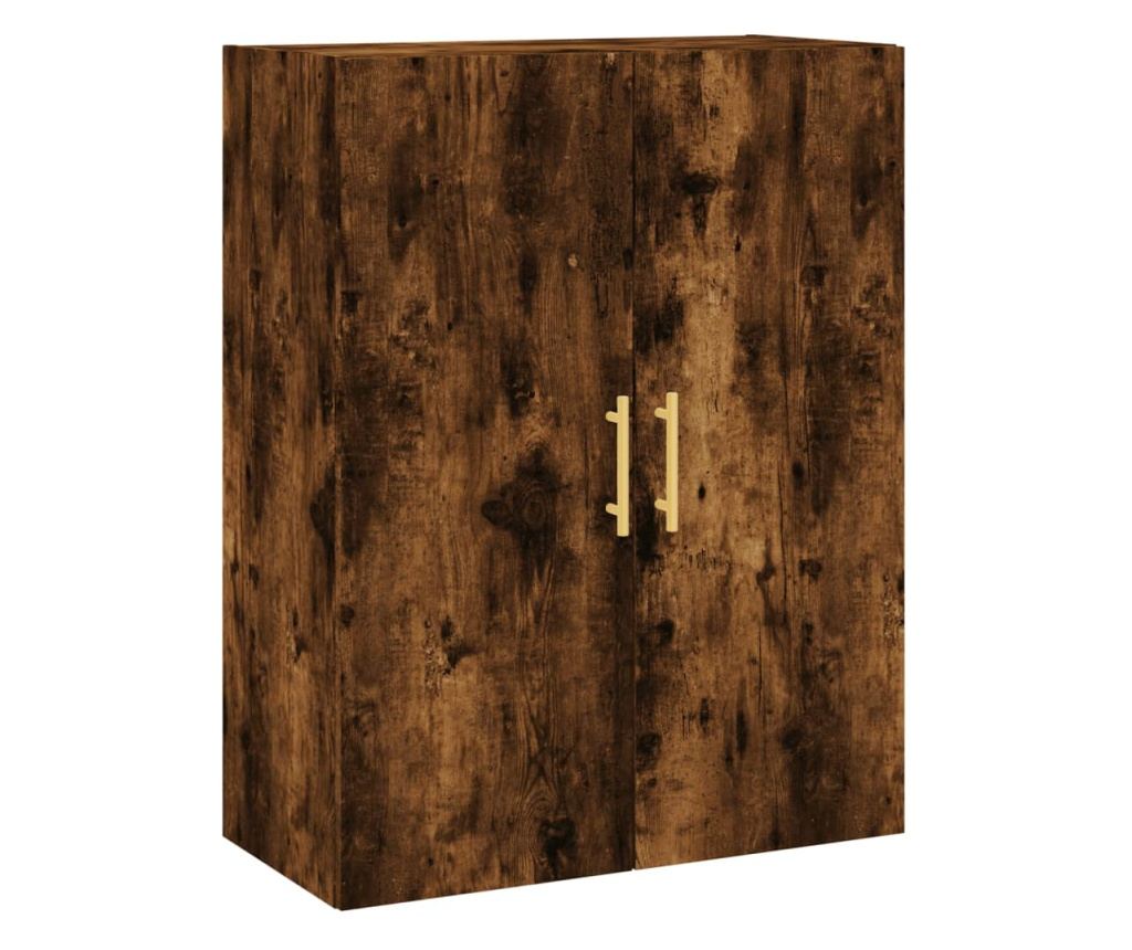 Zidni ormarići, 2 kom, Boja hrasta dima, 69,5x34x90 cm - 5