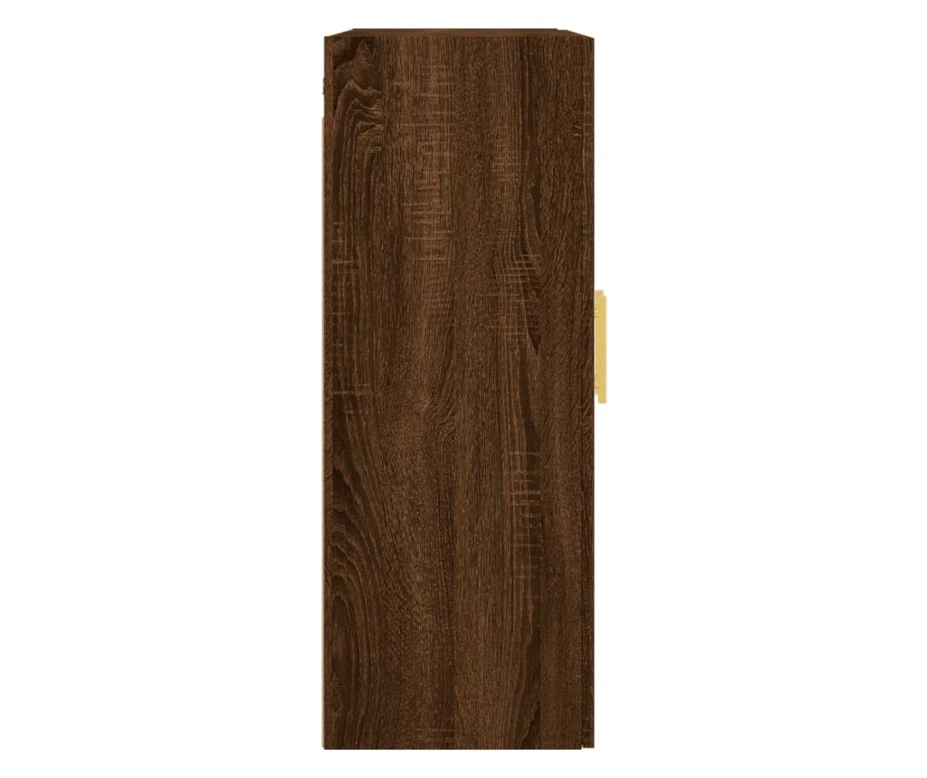 Zidni ormarići, 2 kom, smeđi hrast, 69,5x34x90 cm - 7