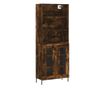 Visoka ormar, dimljeni hrast, 69,5x34x180, kompozitno drvo thumbnail 2