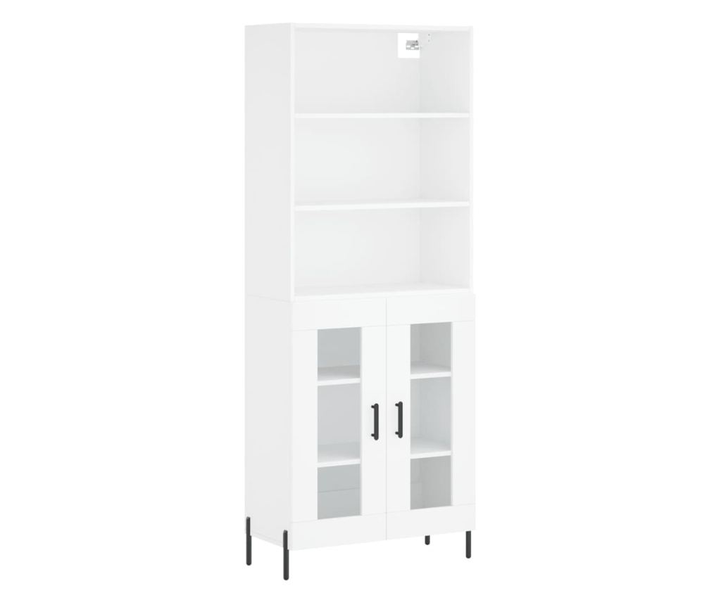 Visoki ormar, bijela, 69,5x34x180 cm, kompozitno drvo - 2