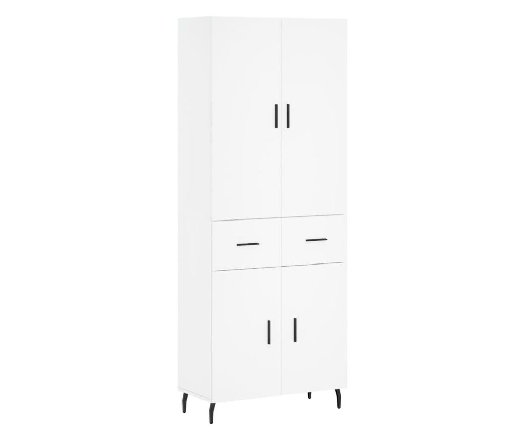 Visoki ormar, bijela, 69,5x34x180 cm, kompozitno drvo - 2