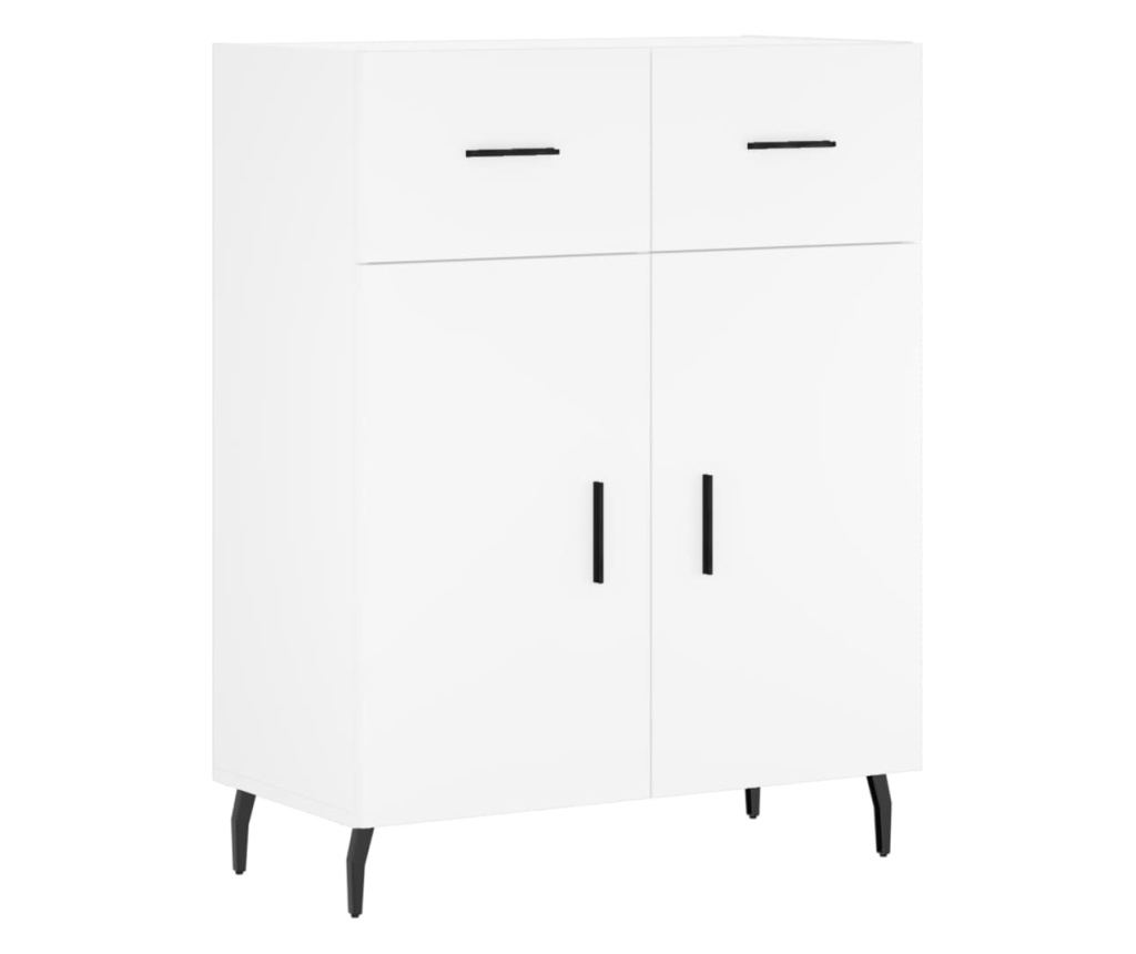 Visoki ormar, bijela, 69,5x34x180 cm, kompozitno drvo - 7