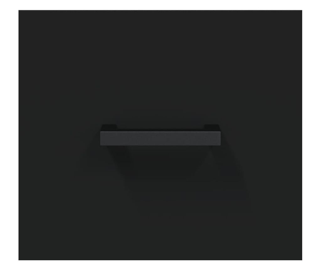 Visoka crna vitrina, 34,5x34x180 cm, obrađeno drvo - 9