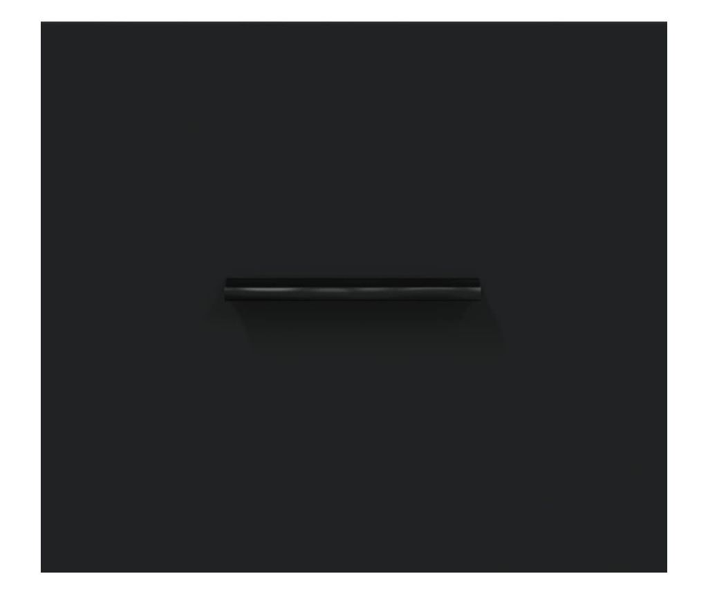 Visoka crna komoda, 69,5x34x180 cm, kompozitno drvo - 10