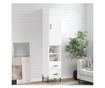 Visoki ormarić, bijeli, 34,5x34x180 cm, konstruirano drvo thumbnail 1