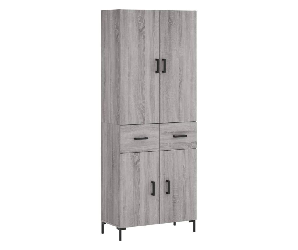 Visoki ormar, Sonoma hrast, 69,5x34x180 cm, kompozitno drvo - 2