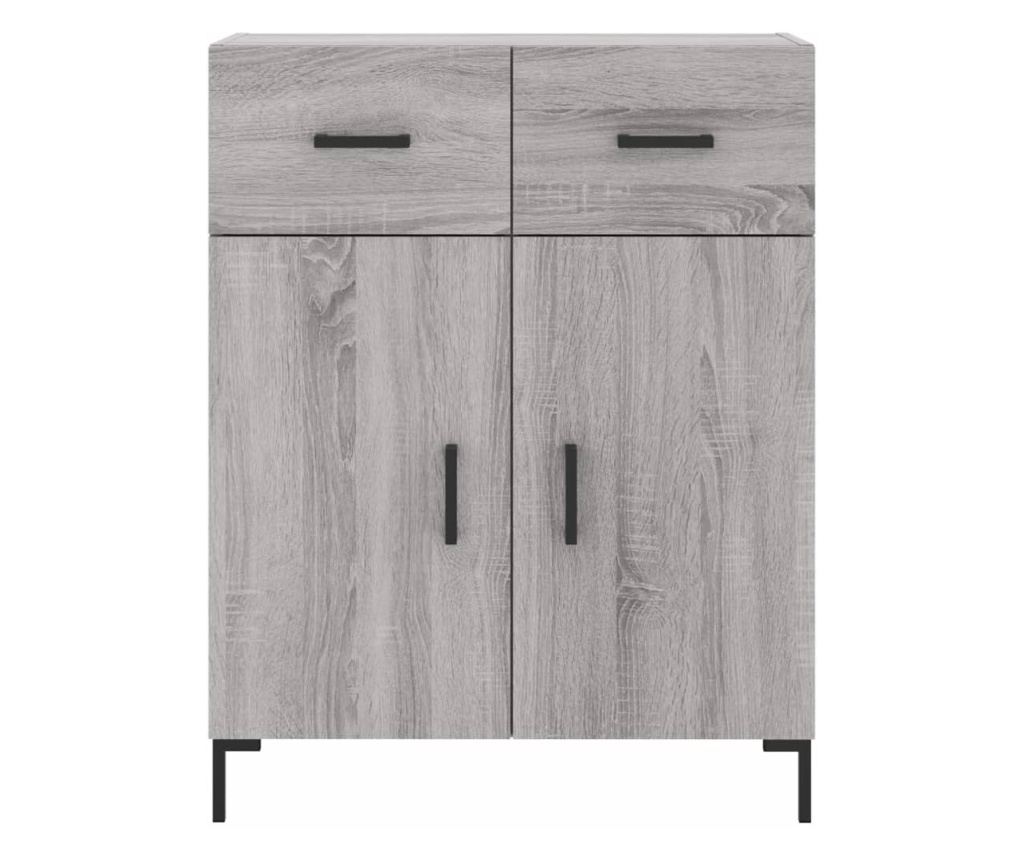 Visoki ormar, Sonoma hrast, 69,5x34x180 cm, kompozitno drvo - 8
