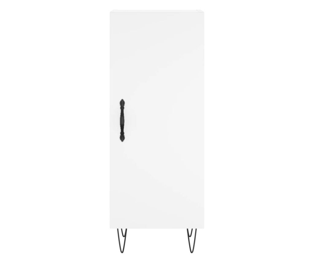 Visoka ormar, bijela, 34,5x34x180 cm, obrađeno drvo - 8