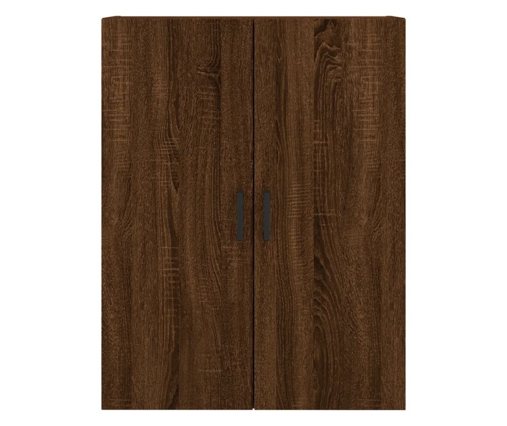 Visoka ormar, smeđi hrast, 69,5x34x180 cm, kompozitno drvo - 6