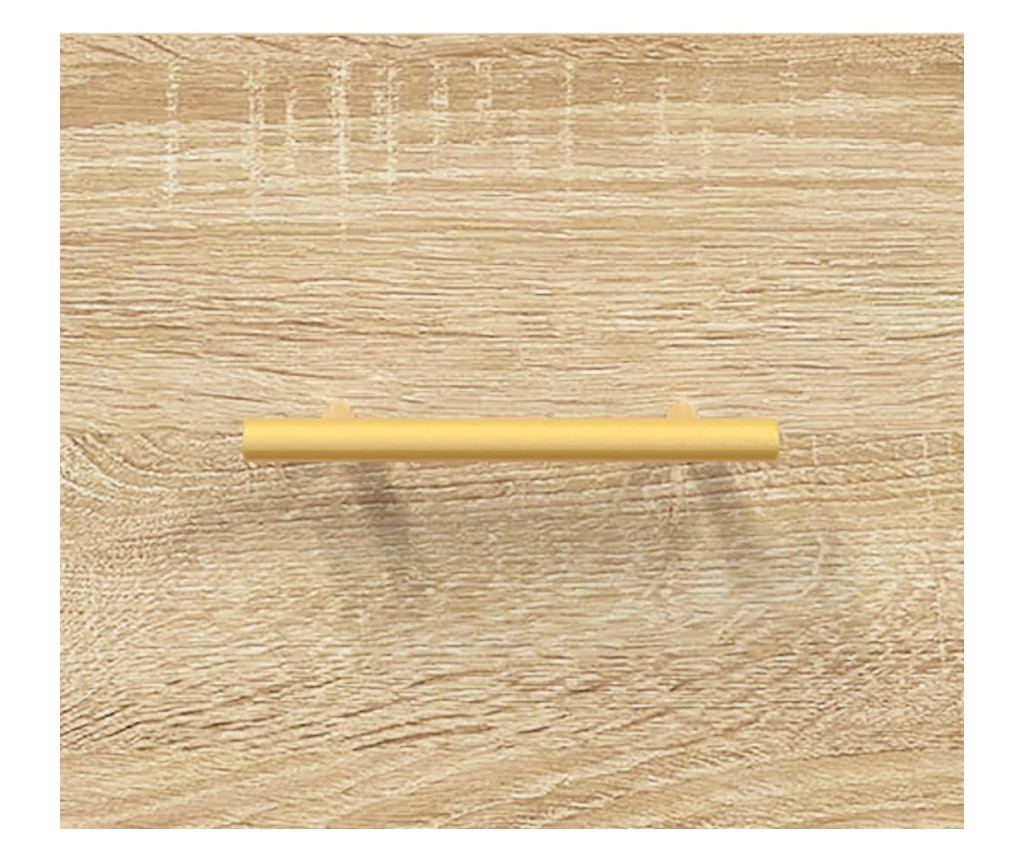 TV komoda, hrast sonoma, 80x36x50 cm, obrađeno drvo - 9