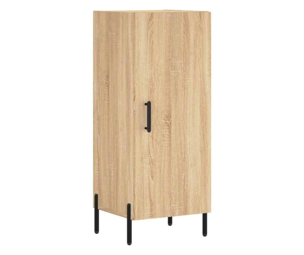 Visoka ormar, hrast sonoma, 34,5x34x180 cm, obrađeno drvo - 7