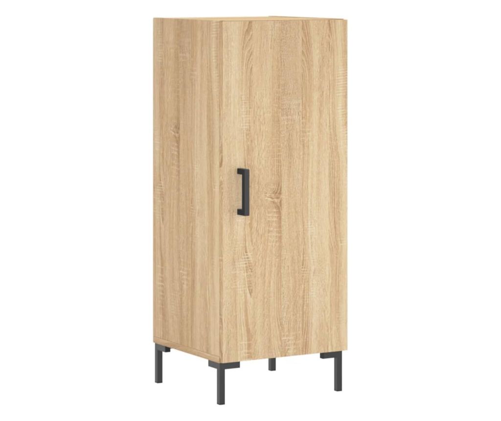 Visoka ormar, hrast sonoma, 34,5x34x180 cm, obrađeno drvo - 7