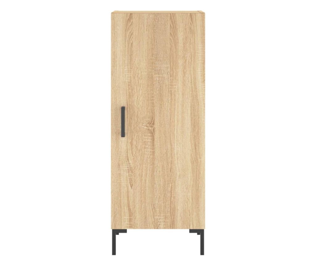 Visoka ormar, hrast sonoma, 34,5x34x180 cm, obrađeno drvo - 8