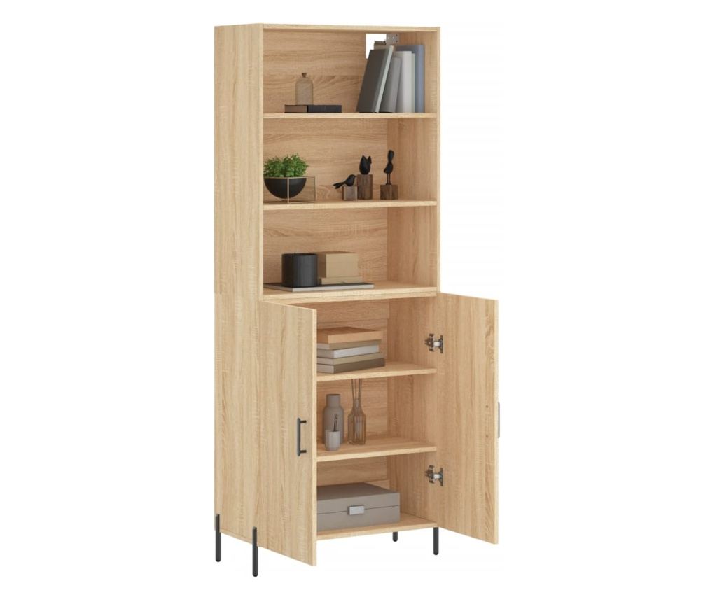 Visoki ormar, sonoma hrast, 69,5x34x180 cm, kompozitno drvo - 3
