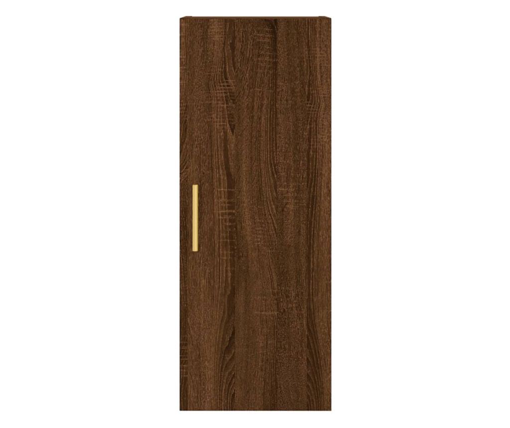 Visoka ormar, smeđi hrast, 34,5x34x180 cm, obrađeno drvo - 8