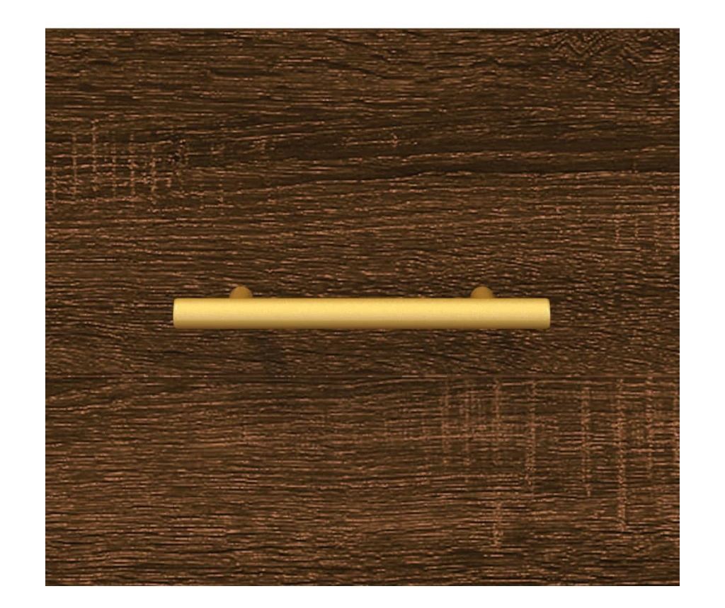 Visoka ormar, smeđi hrast, 34,5x34x180 cm, obrađeno drvo - 9