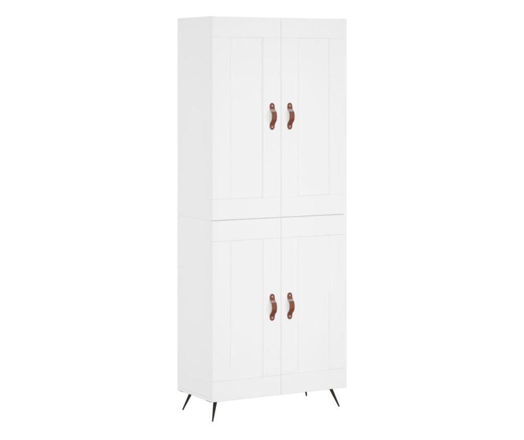Visoka ormar, bijela, 69,5x34x180 cm, kompozitno drvo - 2