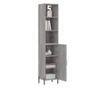 Visoka ormarić, siva sonoma, 34,5x34x180 cm, obrađeno drvo thumbnail 3