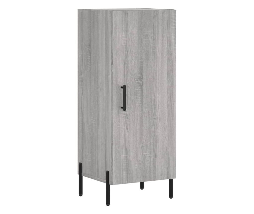 Visoka ormarić, siva sonoma, 34,5x34x180 cm, obrađeno drvo - 7