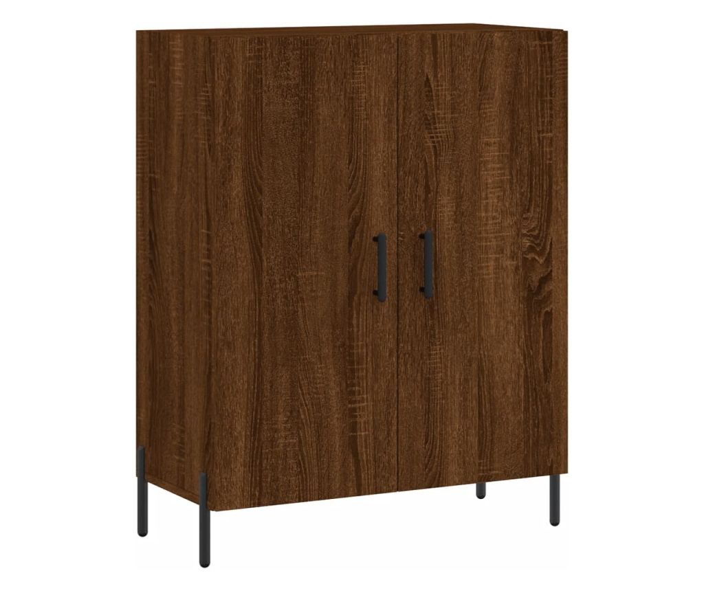 Visoka ormar, smeđi hrast, 69,5x34x180 cm, kompozitno drvo - 7