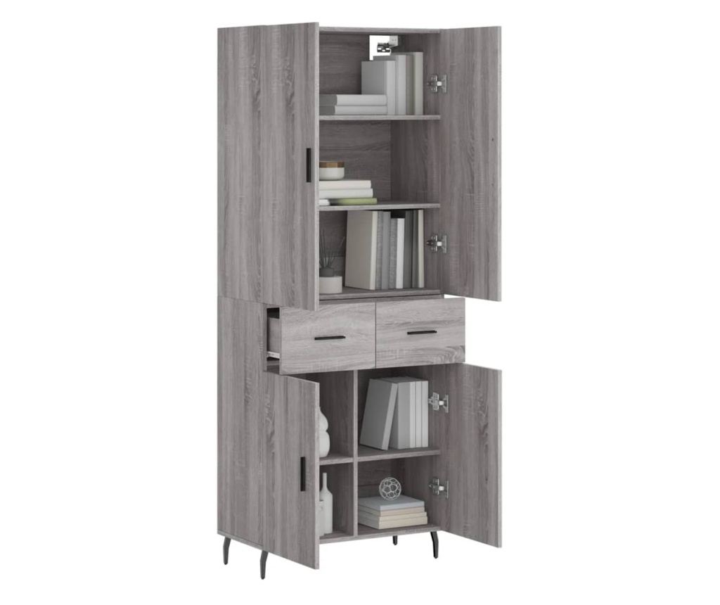 Visoki ormar, Sonoma hrast, 69,5x34x180 cm, kompozitno drvo - 3