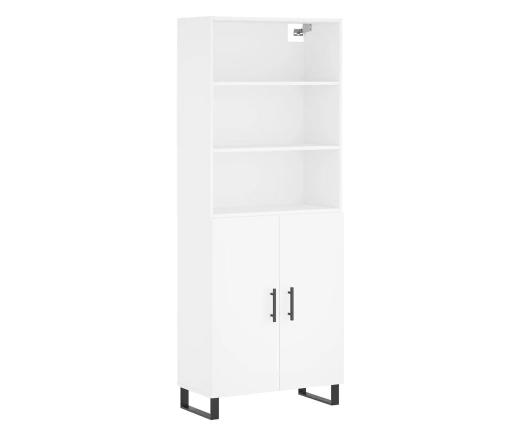 Visoki ormar, bijela, 69,5x34x180 cm, kompozitno drvo - 2