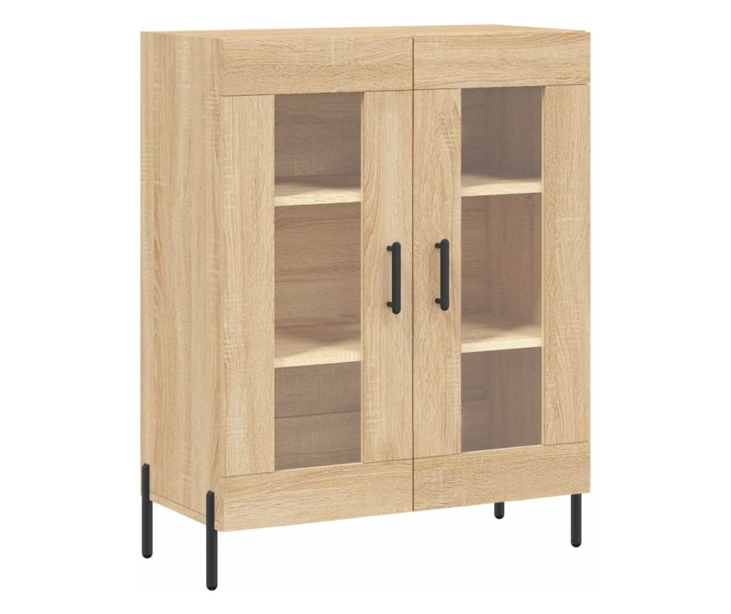 Visoka ormar, hrast sonoma, 69,5x34x180 cm, kompozitno drvo - 7