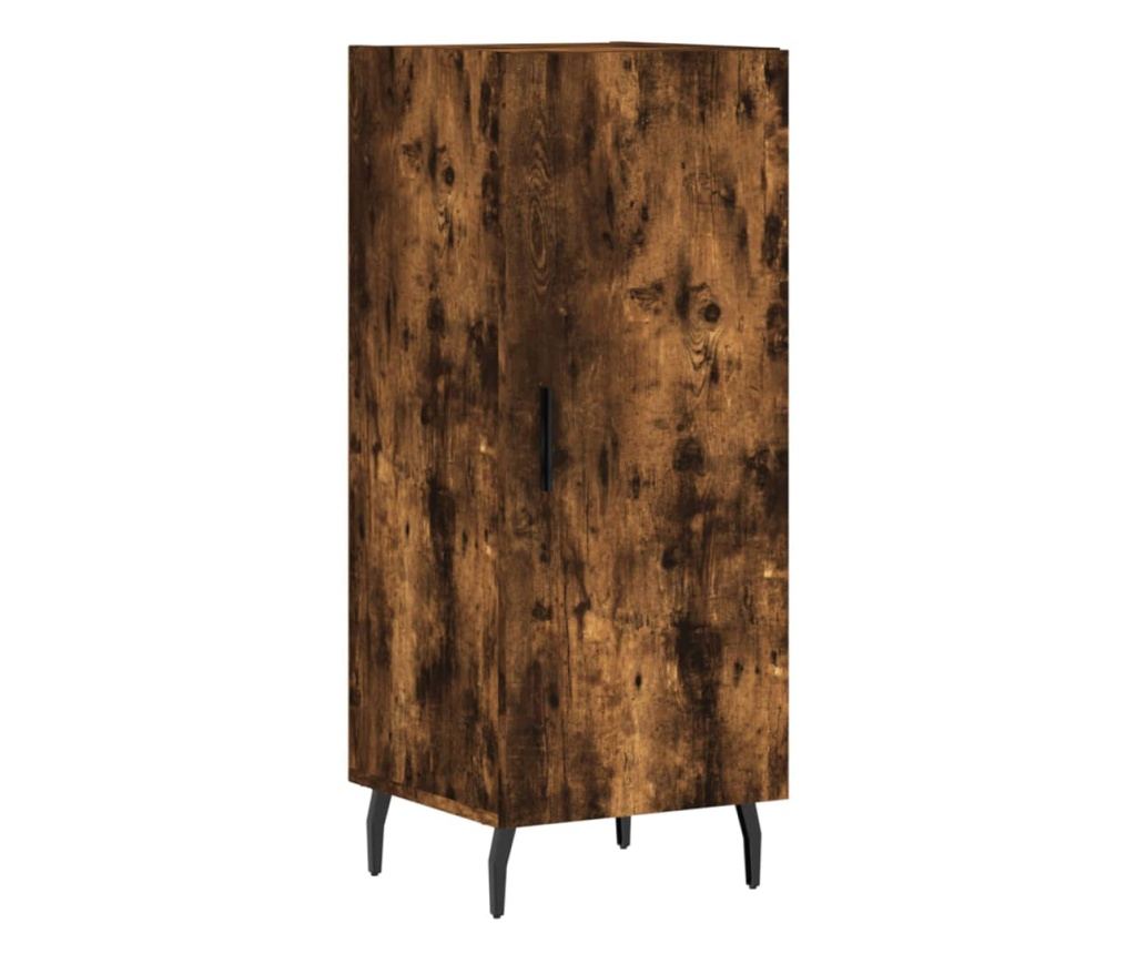 Visoka ormar, dimljeni hrast, 34,5x34x180 cm, obrađeno drvo - 7