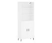 Visoki ormar, bijela, 69,5x34x180 cm, kompozitno drvo thumbnail 2