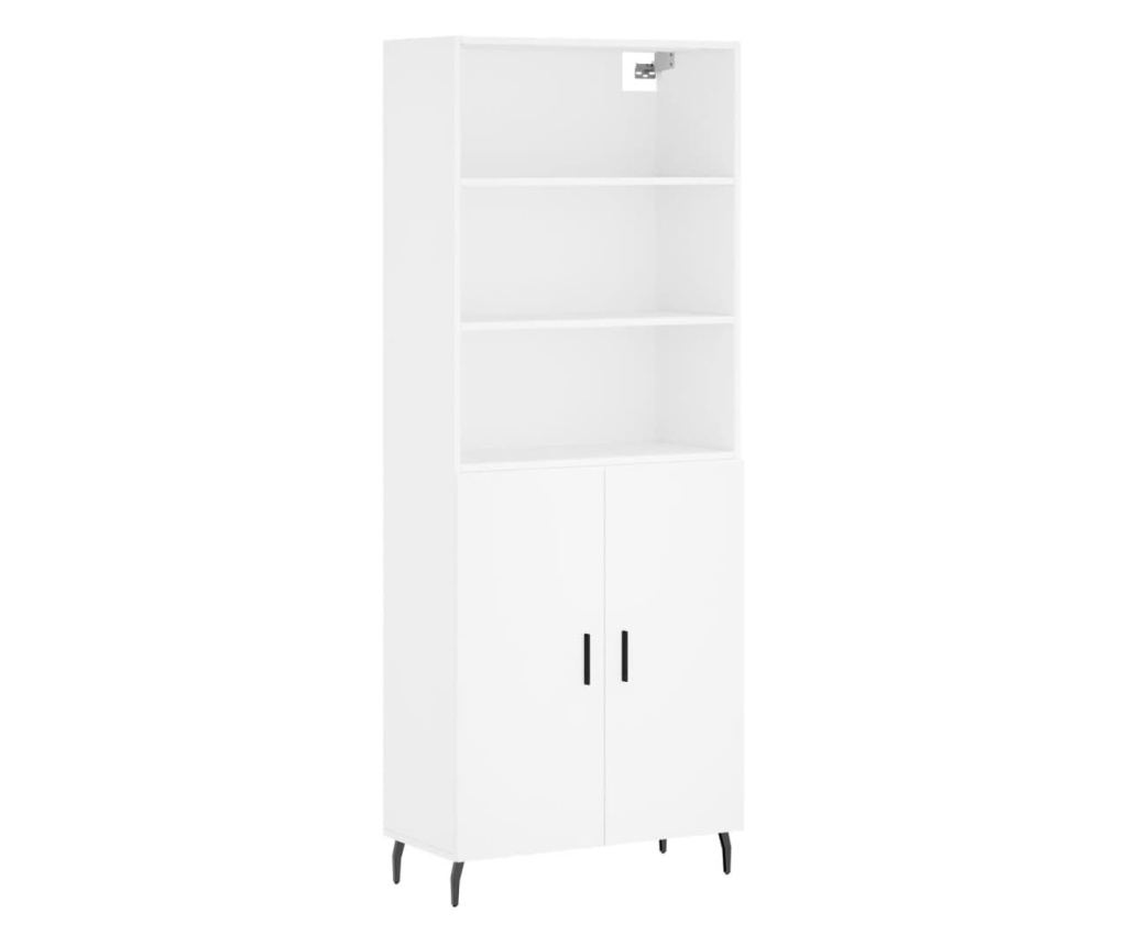 Visoki ormar, bijela, 69,5x34x180 cm, kompozitno drvo - 2