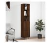 Visoka ormar, smeđi hrast, 34,5x34x180 cm, obrađeno drvo thumbnail 1