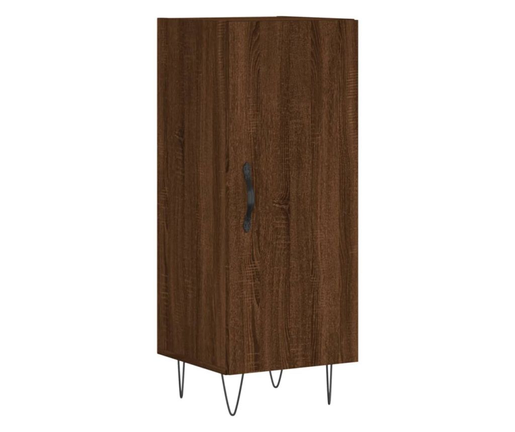 Visoka ormar, smeđi hrast, 34,5x34x180 cm, obrađeno drvo - 7