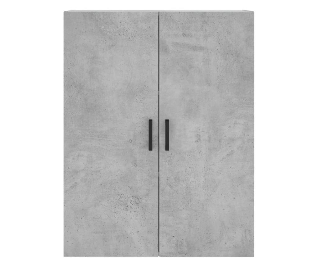 Visoki ormar, betonsko siva, 69,5x34x180 cm, kompozitno drvo - 6