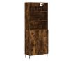 Visoka ormar, dimljeni hrast, 69,5x34x180, kompozitno drvo thumbnail 2