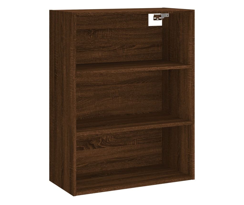 Visoka ormar, smeđi hrast, 69,5x34x180 cm, kompozitno drvo - 5