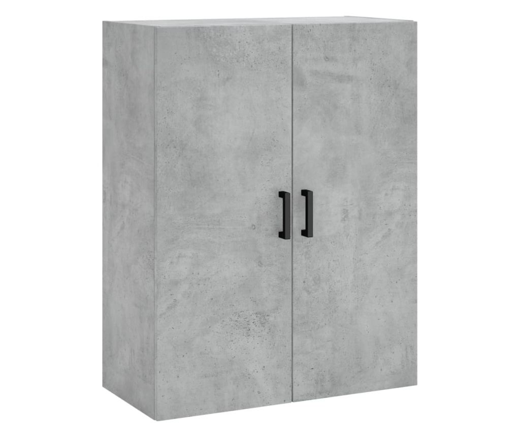 Visoki ormar, betonsko siva, 69,5x34x180 cm, kompozitno drvo - 5