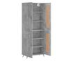 Visoki ormarić, betonsko siva, 69,5x34x180 cm, konstruirano drvo thumbnail 4