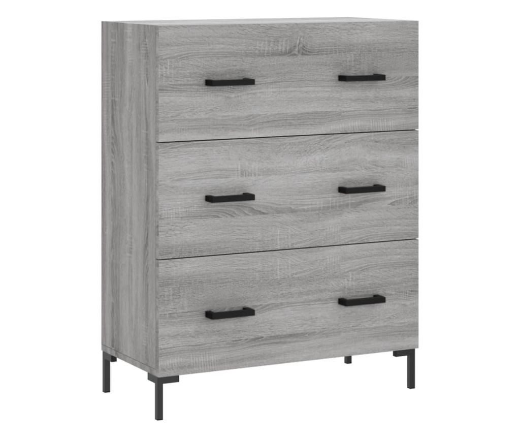 Visoka ormar, siva sonoma, 69,5x34x180 cm, kompozitno drvo - 7