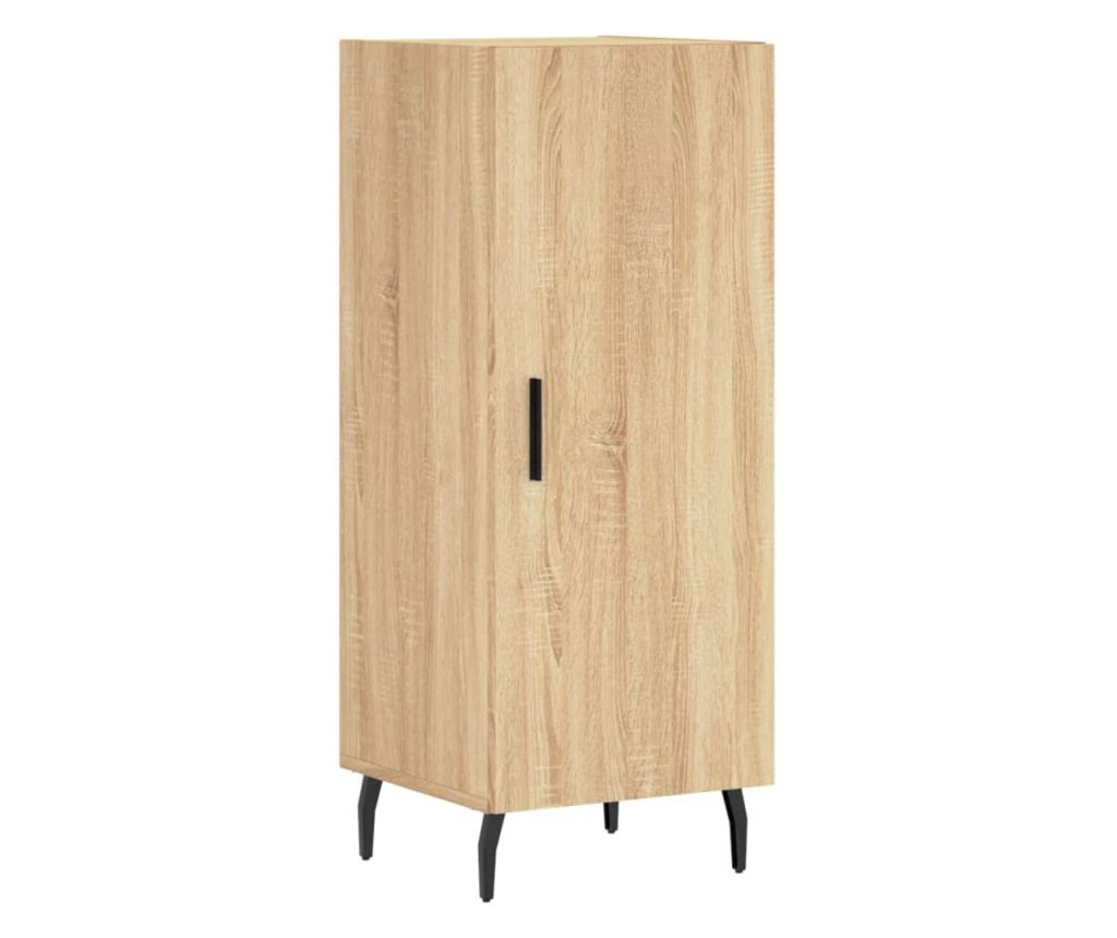 Visoka ormar, hrast sonoma, 34,5x34x180 cm, obrađeno drvo - 7