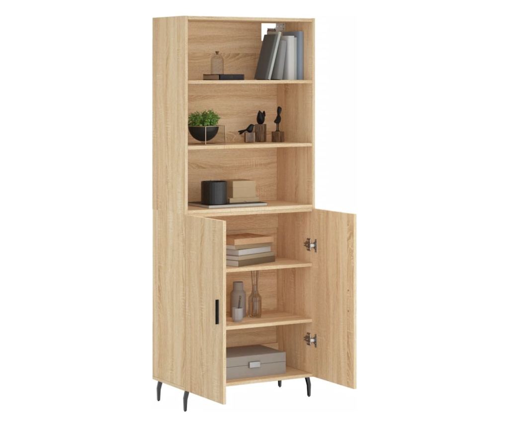 Visoki ormar, sonoma hrast, 69,5x34x180 cm, kompozitno drvo - 3