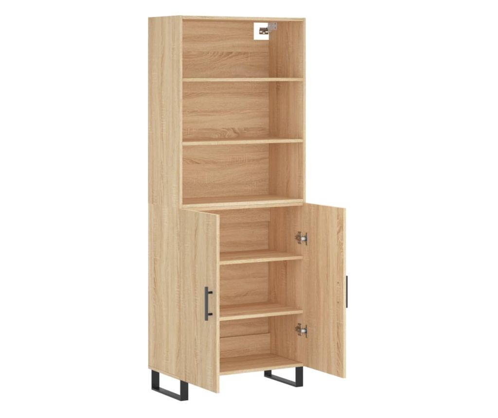 Visoki ormarić, sonoma hrast, 69,5x34x180 cm, kompozitno drvo - 4