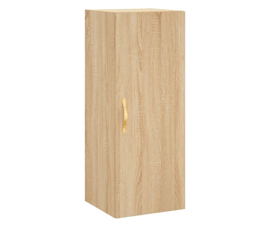 Visoka ormar, hrast sonoma, 34,5x34x180 cm, obrađeno drvo - 7