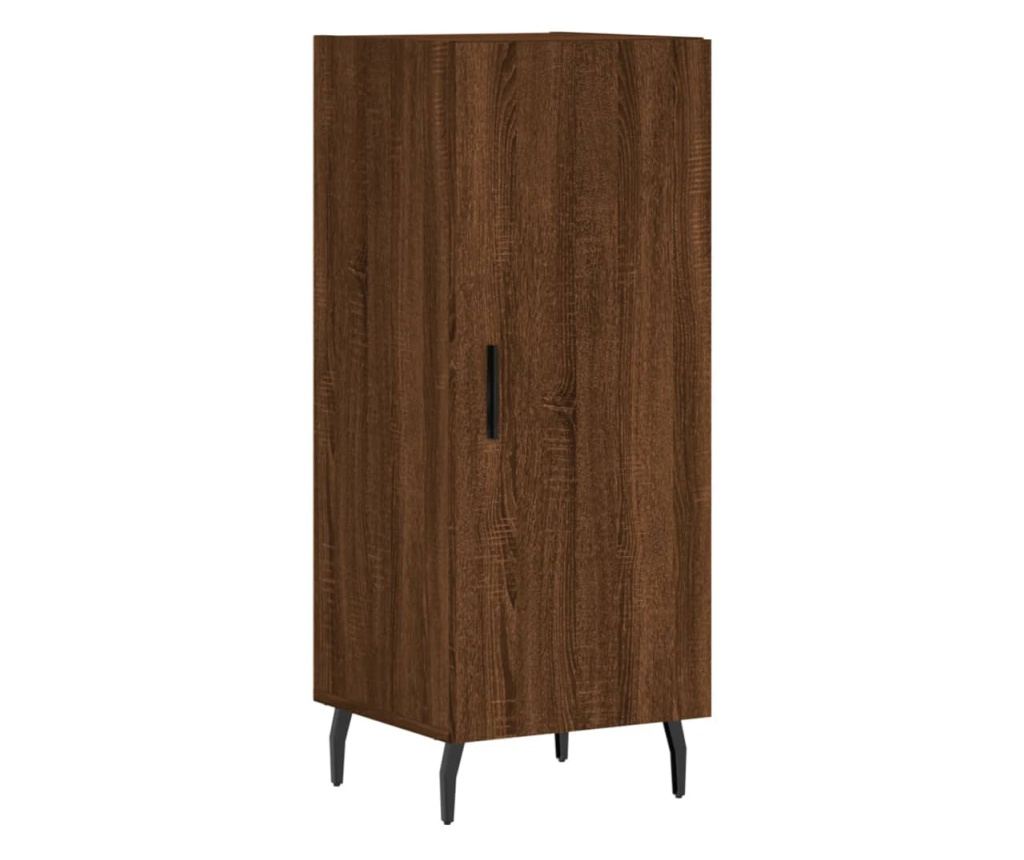 Visoka ormar, smeđi hrast, 34,5x34x180 cm, obrađeno drvo - 7