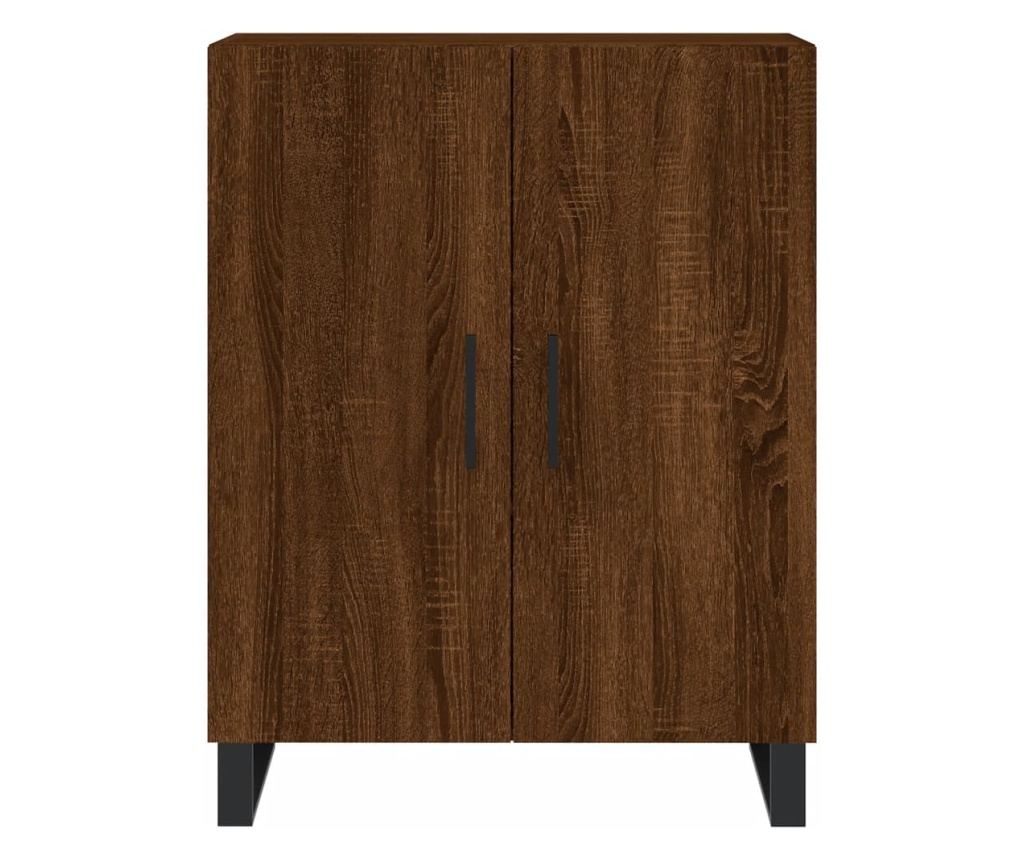 Visoka ormar, smeđi hrast, 69,5x34x180 cm, kompozitno drvo - 8