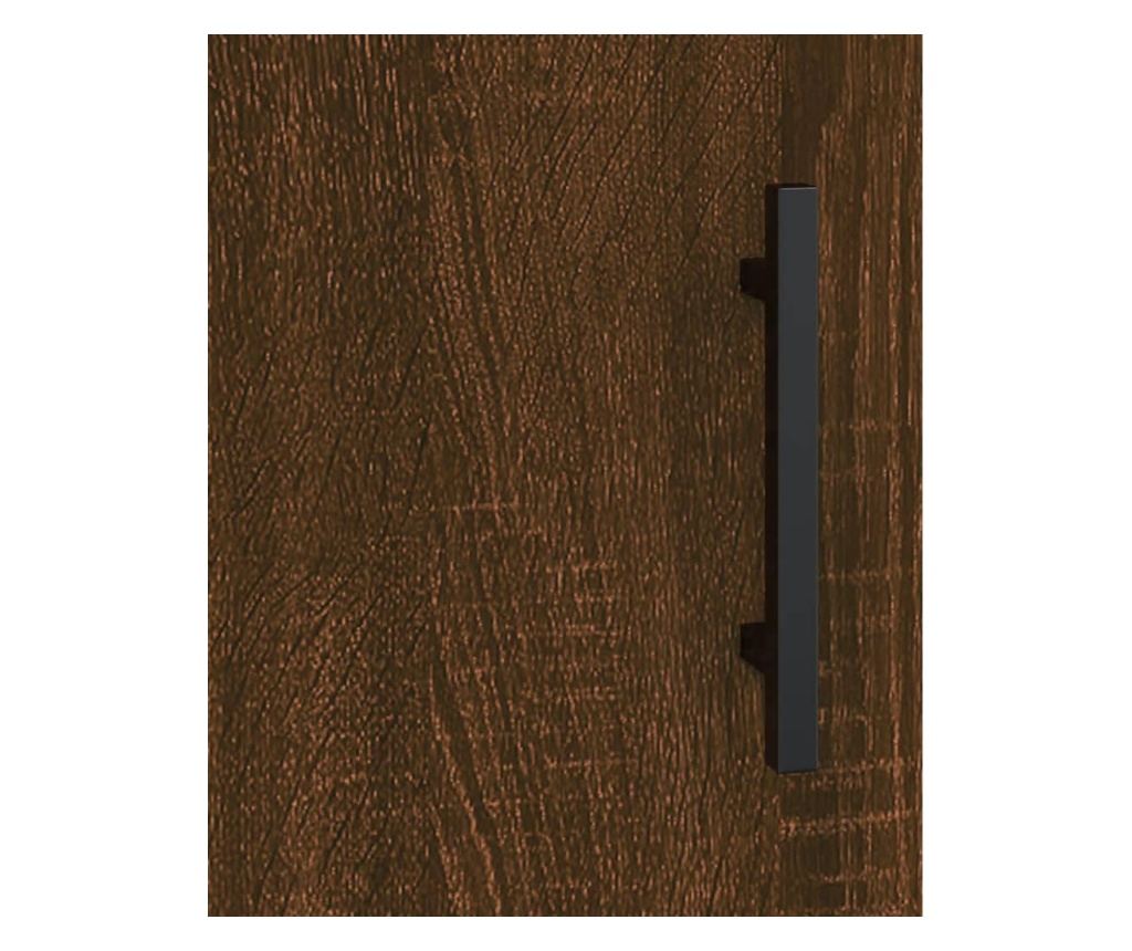 Visoka ormar, smeđi hrast, 69,5x34x180 cm, kompozitno drvo - 10