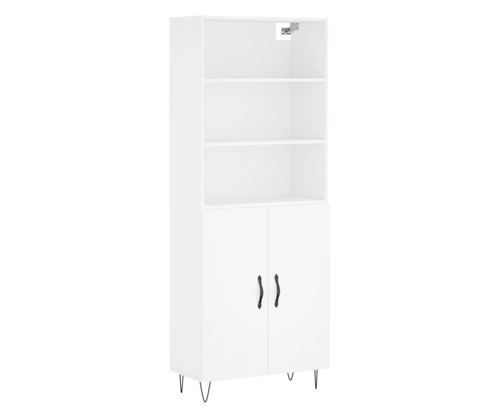 Visoka ormar, bijela, 69,5x34x180 cm, kompozitno drvo - 2