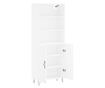 Visoka ormar, bijela, 69,5x34x180 cm, kompozitno drvo thumbnail 4