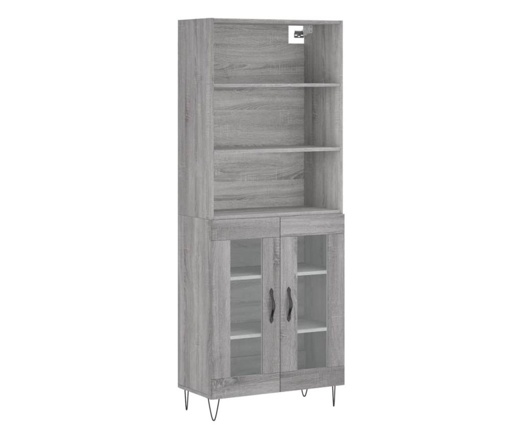 Visoki ormar, Sonoma hrast, 69,5x34x180 cm, kompozitno drvo - 2
